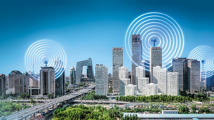 5Gネットワークの高密度化による経済性の画像